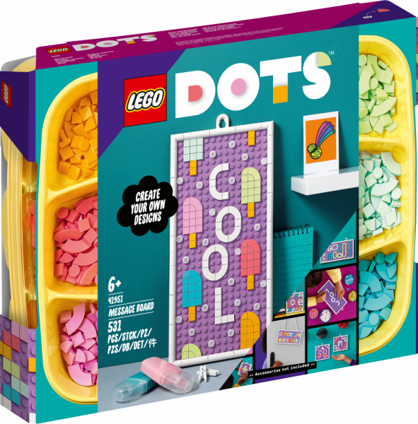 41951 LEGO® DOTS Ziņojumu dēlis, 6+ gadi, 2022. gada modelis