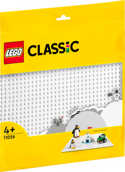 11026 LEGO® Classic Белая базовая пластина, 4+ лет,модель 2022 года