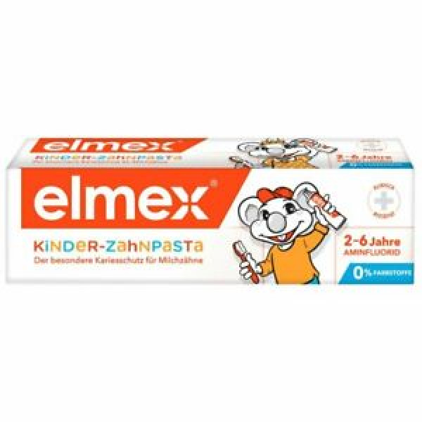 ELMEX KINDER Zobu pasta bērniem no 2 līdz 6 gadiem, 50ml
