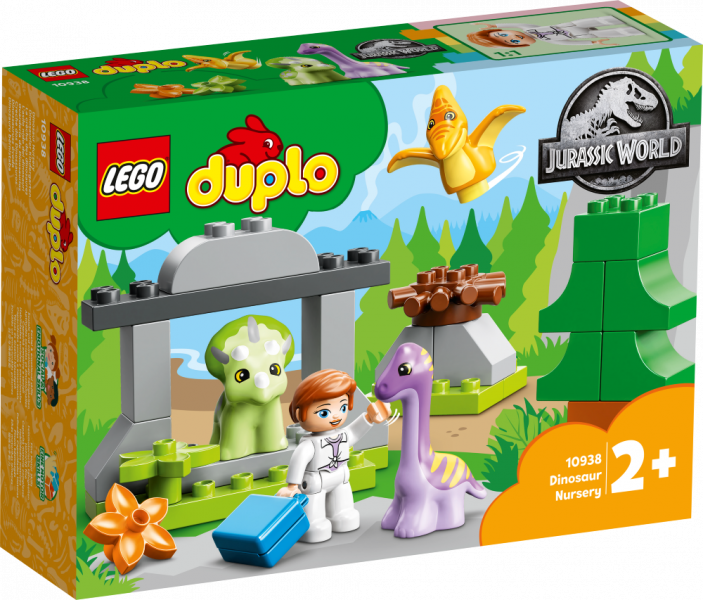 10938 LEGO® DUPLO Ясли для динозавров, 2+ лет,модель 2022 года