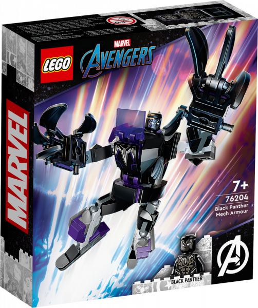 76204 LEGO® Marvel Super Heroes Чёрная Пантера: робот, 7+ лет,модель 2022 года