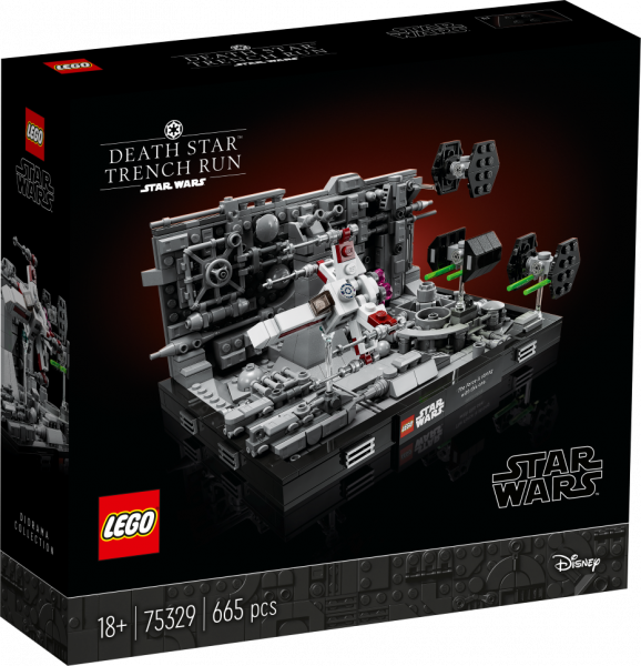 75329 LEGO® Star Wars Diorāma: Death Star™ Trench Run, 18+ gadi, 2022. gada modelis