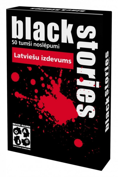 Настольно-карточная коммуникационная игра Black Stories - 50 tumši noslēpumi (LV), 12+ лет