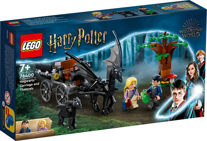 # 76400 LEGO® Harry Potter Cūkkārpas rati un testrāli , 7+ gadi, 2022. gada modelis