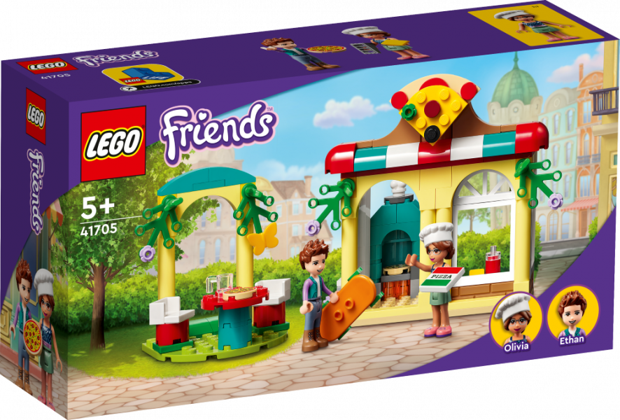 41705 LEGO® Friends Hārtleikas pilsētas picērija, 5+ gadi, 2022. gada modelis