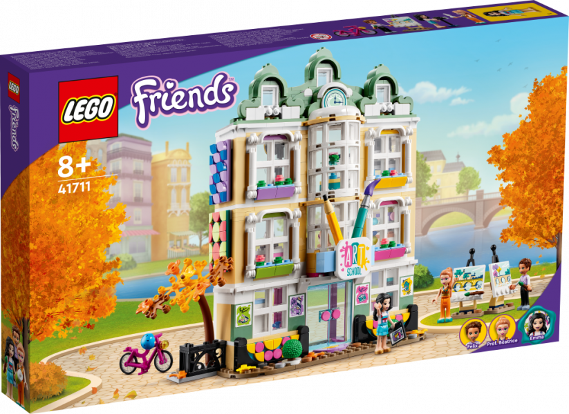 41711 LEGO® Friends Художественная школа Эммы, 8+ лет,модель 2022 го