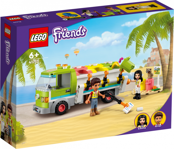 41712 LEGO® Friends Грузовик для переработки отходов, 6+ лет,модель 2022 года