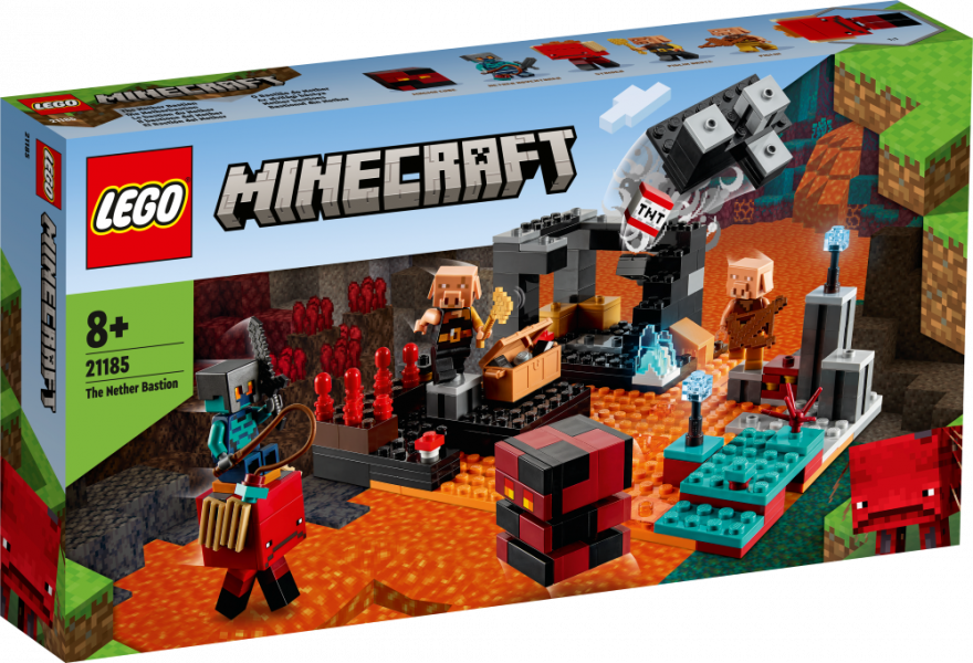 21185 LEGO® Minecraft Бастион Нижнего мира, 8+ лет,модель 2022 года