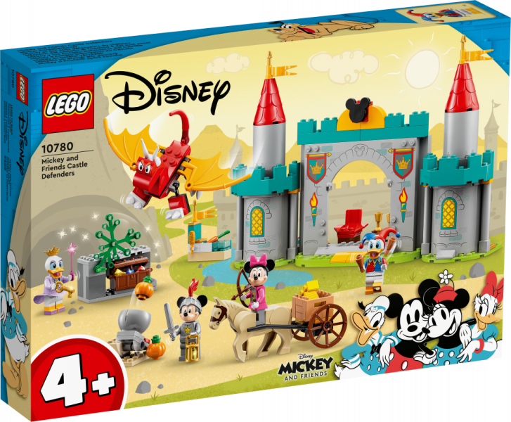 10780 LEGO® Disney Mikipele un draugi: pils aizstāvji, 4+ gadi, 2022. gada modelis