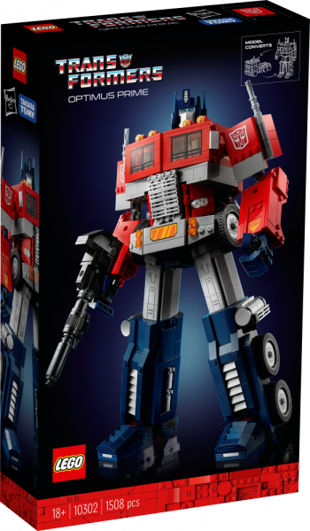 10302 LEGO® ICONS™ Optimus Prime, 18+ лет,модель 2022 года
