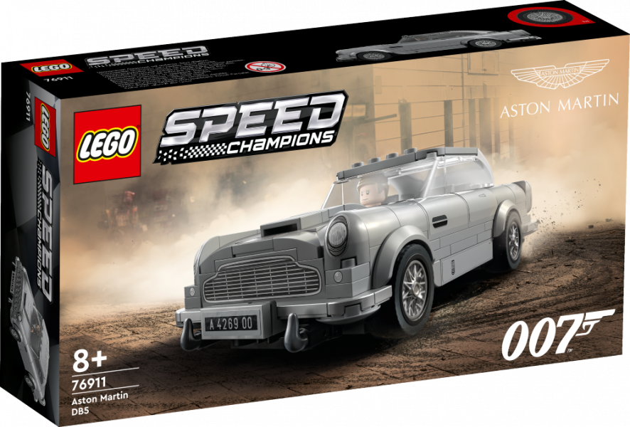 76911 LEGO® Speed Champions 007 Aston Martin DB5, 8+ лет,модель 2022 года