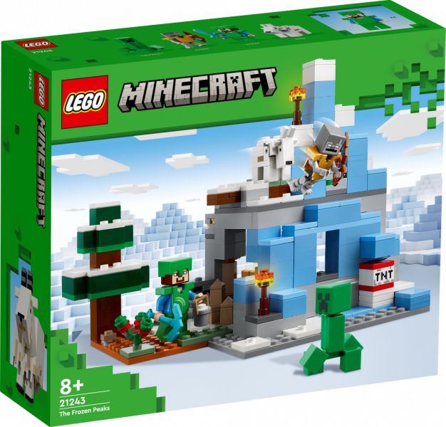 21243 LEGO® Minecraft Оледенелые вершины , 8+ лет, модель 2023 года