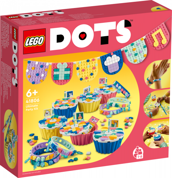 41806 LEGO® DOTS Большой набор для вечеринки, 6+ лет, модель 2023 года