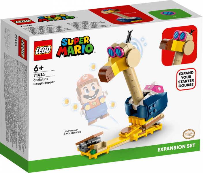 71414 LEGO® Super Mario Trakgalvja Conkdor paplašinājuma maršruts, 6+ gadi, 2023. gada modelis