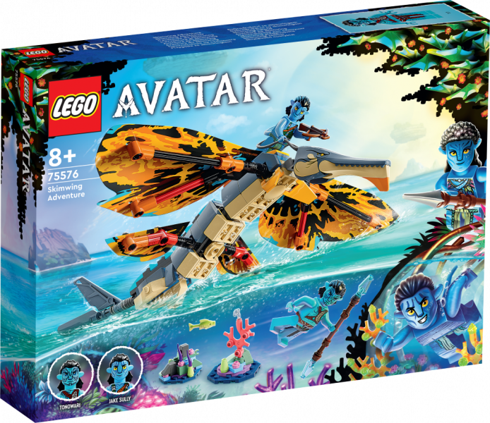 75576 LEGO® Avatar Приключения на скимвинге, 8+ лет, модель 2023 года