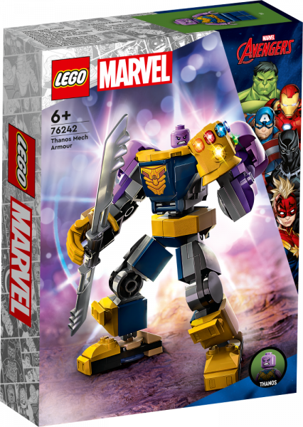 76242 LEGO® Marvel Super Heroes Thanos robotbruņas, 6+ gadi, 2023. gada modelis