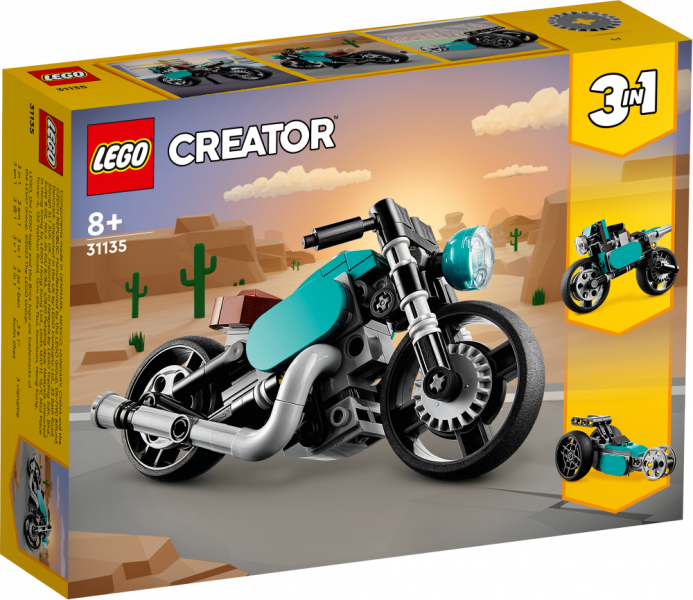 31135 LEGO® Creator Винтажный мотоцикл, 8+ лет, модель 2023 года