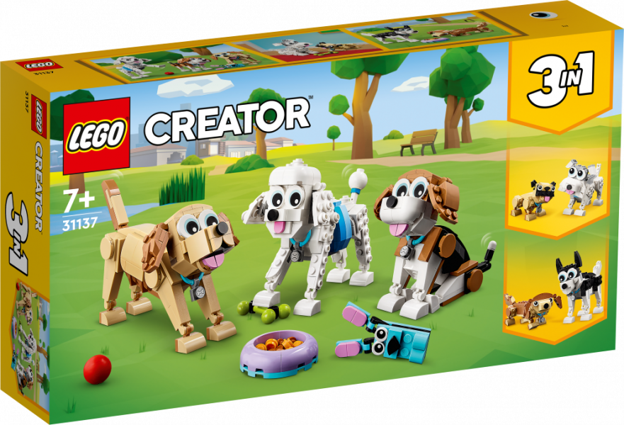 31137 LEGO® Creator Очаровательные собаки, 7+ лет, модель 2023 года