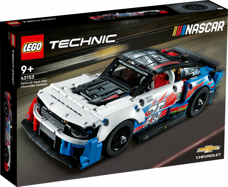 42153 LEGO® Technic NASCAR® Next Gen Chevrolet Camaro ZL1, 9+ лет, модель 2023 года