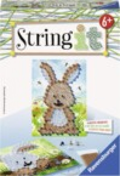 Ravensburger 18068 - String it mini Rabbit zaķēns rokdarbu komplekts, 5+