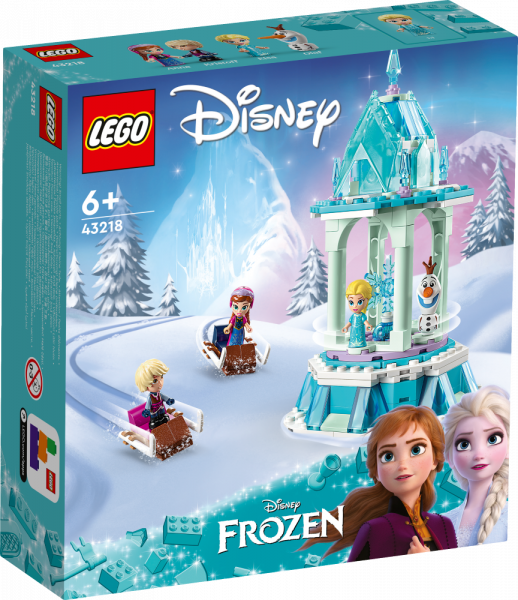 43218 LEGO® Disney Annas un Elzas maģiskais karuselis, 6+ gadi, 2023 gada modelis