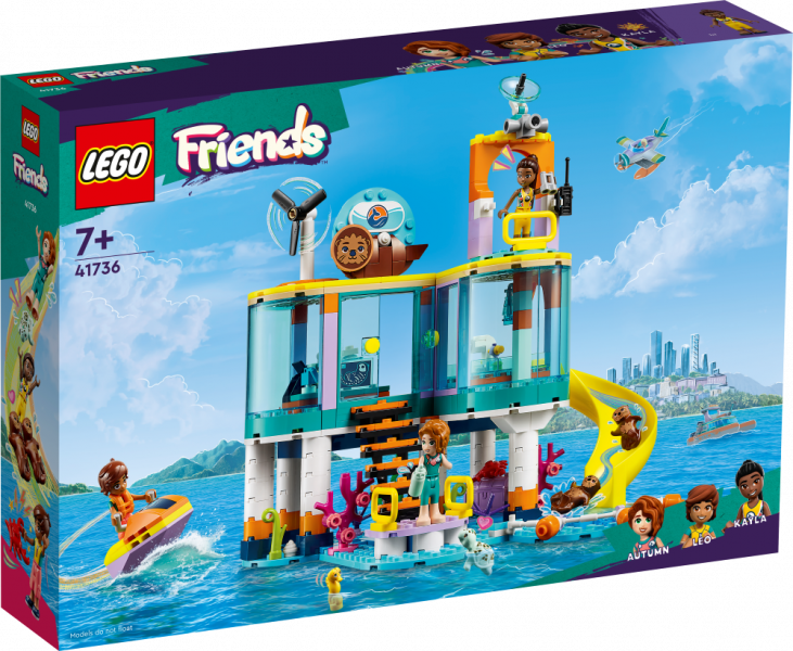 41736 LEGO® Friends Jūras glābšanas centrs, 7+ gadi, 2023 gada modelis