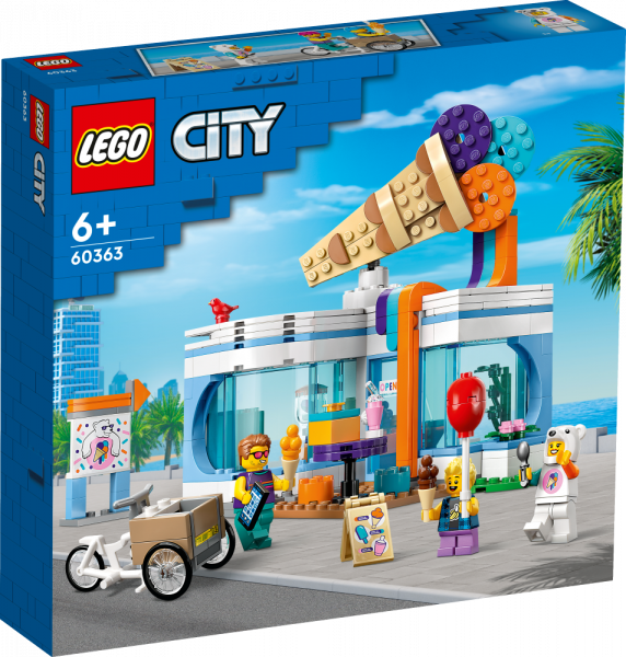 60363 LEGO® My City Магазин мороженого, 6+ лет,модель 2023 года