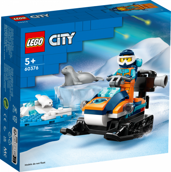 60376 LEGO® City Exploration Снегоход «Исследователь Арктики», 5+ лет,модель 2023 года