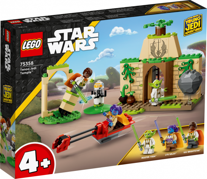 75358 LEGO® Star Wars™ Храм джедаев Тену, 4+ лет,модель 2023 года