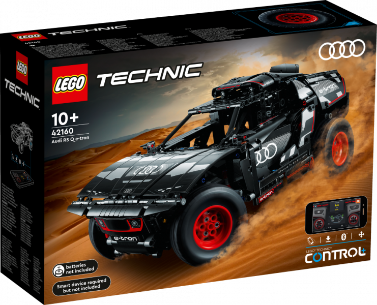 42160 LEGO® Technic Audi RS Q e-tron, 10+ лет, модель 2023 года