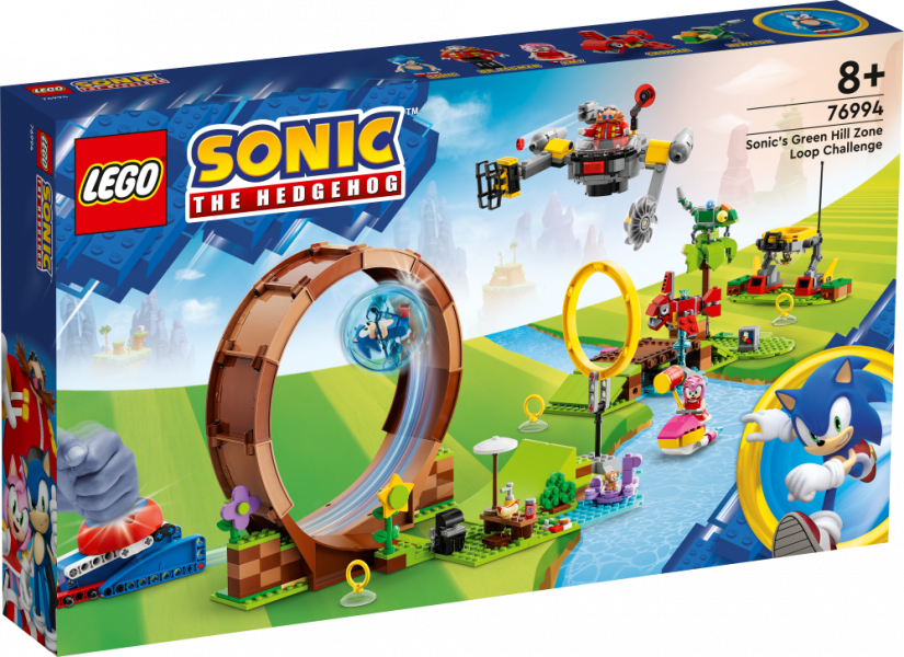 76994 LEGO® Sonic the Hedgehog™ Испытание Зоны Зеленого холма Соника, 8+ лет, модель 2023 года