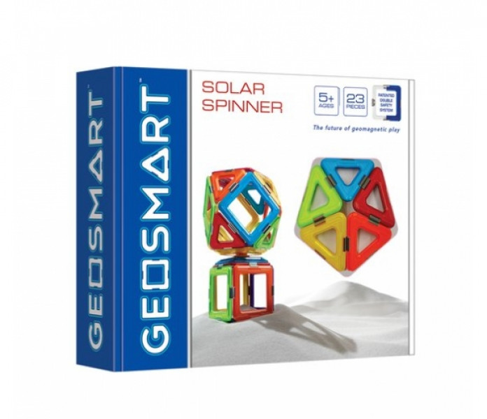 GEO200 GEOSMART magnētisks konstruktors ar RC Solar Spiner, 3+ gadiem, 23 gab