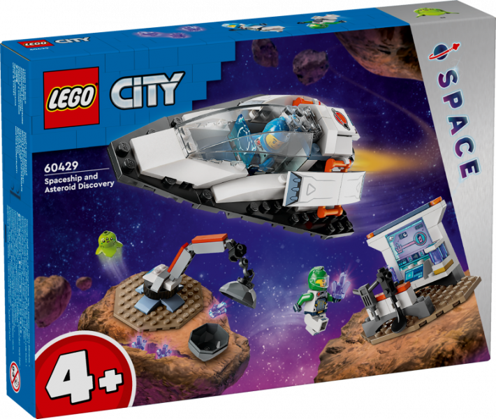 60429 LEGO® City Kosmosa kuģis un asteroīda atklāšana, 4+ лет, модель 2024 года