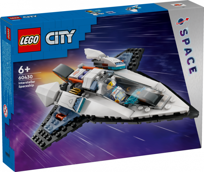 60430 LEGO® City Starpzvaigžņu kosmosa kuģis, 6+ лет, модель 2024 года