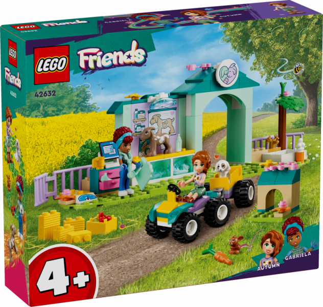 42632 LEGO® Friends Fermas dzīvnieku slimnīca , 4+ gadi, 2024 gada modelis