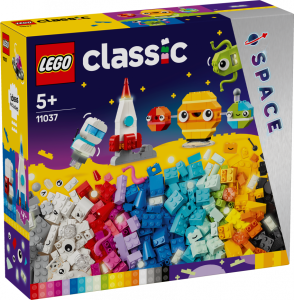 11037 LEGO® Classic Radošās kosmosa planētas, 5+ , модель 2024 года