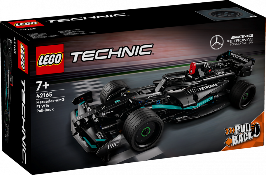 42165 LEGO® Technic Mercedes-AMG F1 W14 E Performance Pull-Back ,7 + gadi, 2024 gada modelis
