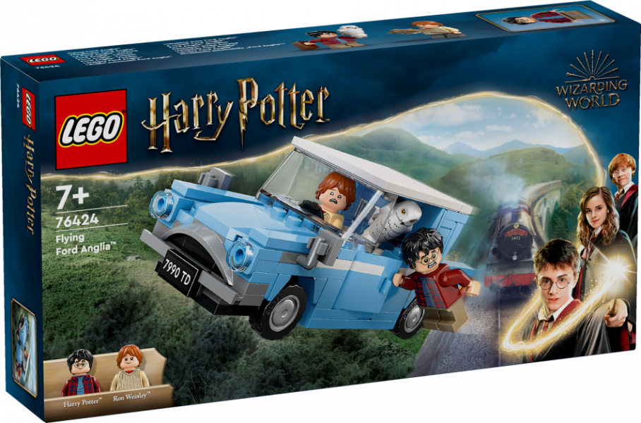 76424 LEGO® Harry Potter™ Lidojošais Ford Anglia™, 7+ gadi, 2024 gada modelis