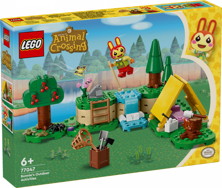 # 77047 LEGO® Animal Crossing™ Bunnie āra aktivitātes, 6+ gadi, 2024 gada modelis
