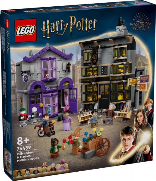 76439 LEGO® Harry Potter™ Olivands un Malkina kundzes drānas, 8+ gadi, 2024 gada modelis