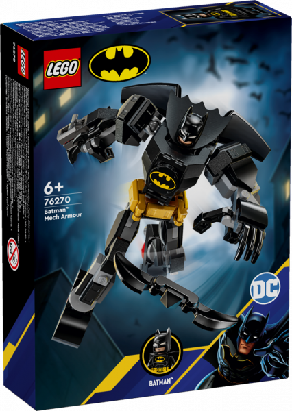 76270 LEGO® Batman™ Betmena robotbruņas, 6+ gadi, 2024 gada modelis