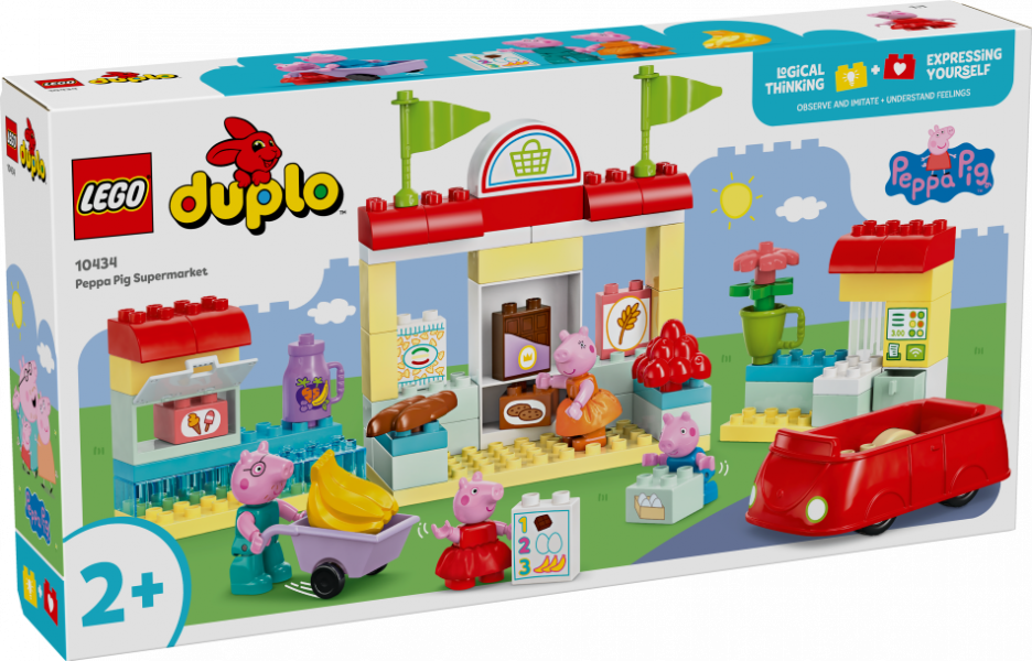 10434 LEGO® DUPLO Cūciņas Pepas lielveikals , 2+ gadi, 2024 gada modelis