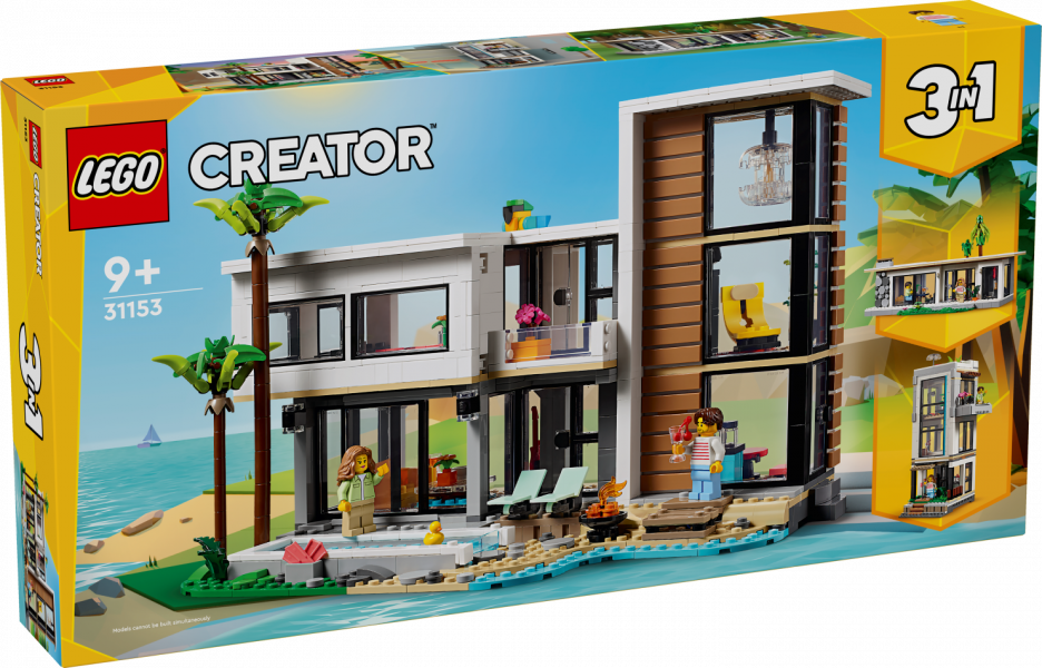 31153 LEGO® Creator Moderna ēka, 9+ gadi, 2024 gada modelis