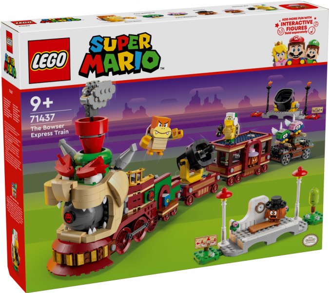 71437 LEGO® Super Mario Bowser ātrvilciens , 9+ gadi, 2024 gada modelis