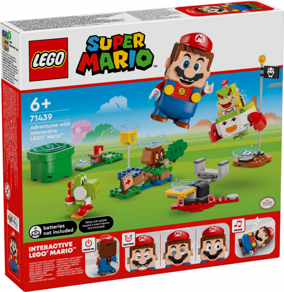 71439 LEGO® Super Mario Piedzīvojumi ar Interaktīvo LEGO® Mario™ , 6+ , модель 2024 года