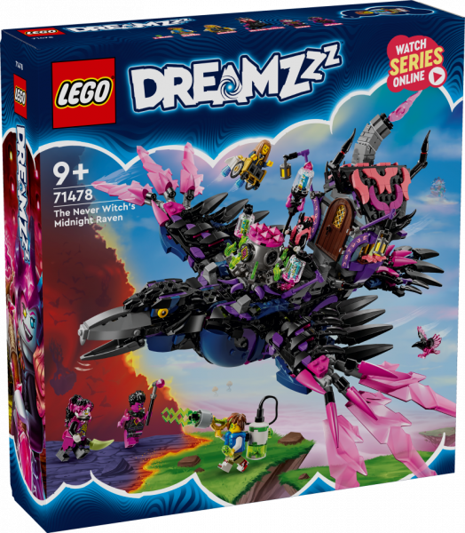 71478 LEGO® DREAMZzz™Nekad raganas Pusnakts krauklis , 9+ gadi, 2024 gada modelis