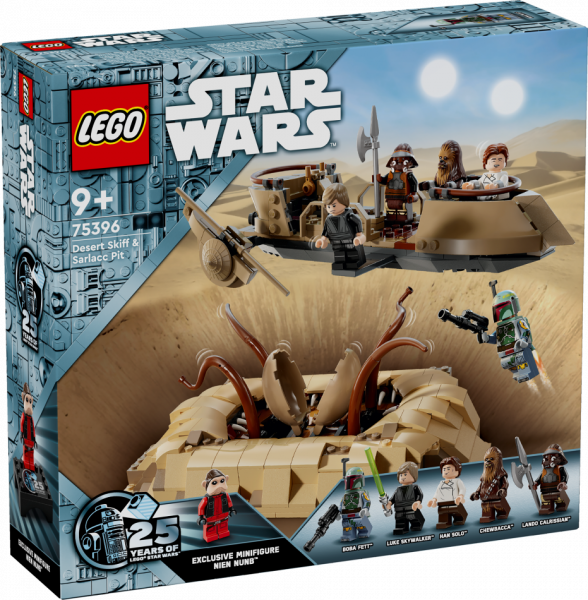 75396 LEGO® Star Wars™ Desert Skiff un Sarlacc Pit , 9+ , модель 2024 года