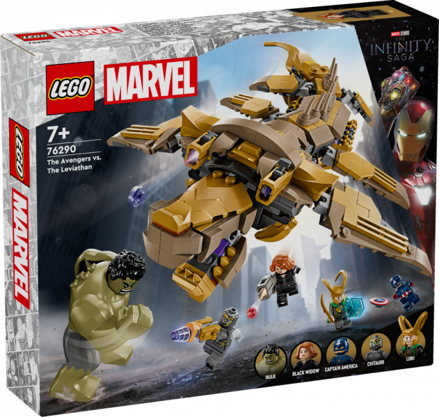 76290 LEGO® Marvel Super Heroes Atriebēji pret Leviathan, 7+ , модель 2024 года