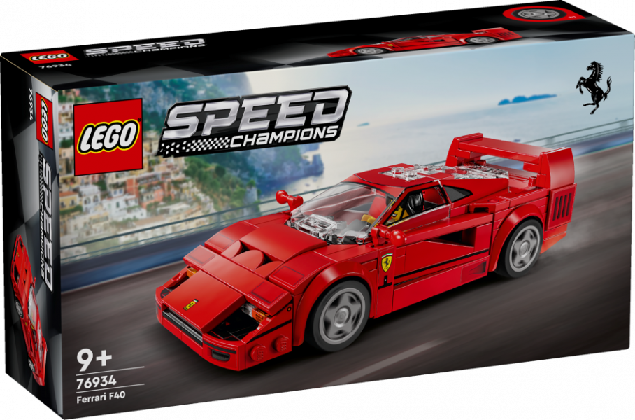 76934 LEGO® Speed Champions Ferrari F40 superauto, 9+ gadi, 2024 gada modelis