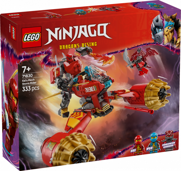 71830 LEGO® Ninjago Мех Штормовой наездник Кая, 7+ , модель 2025 года
